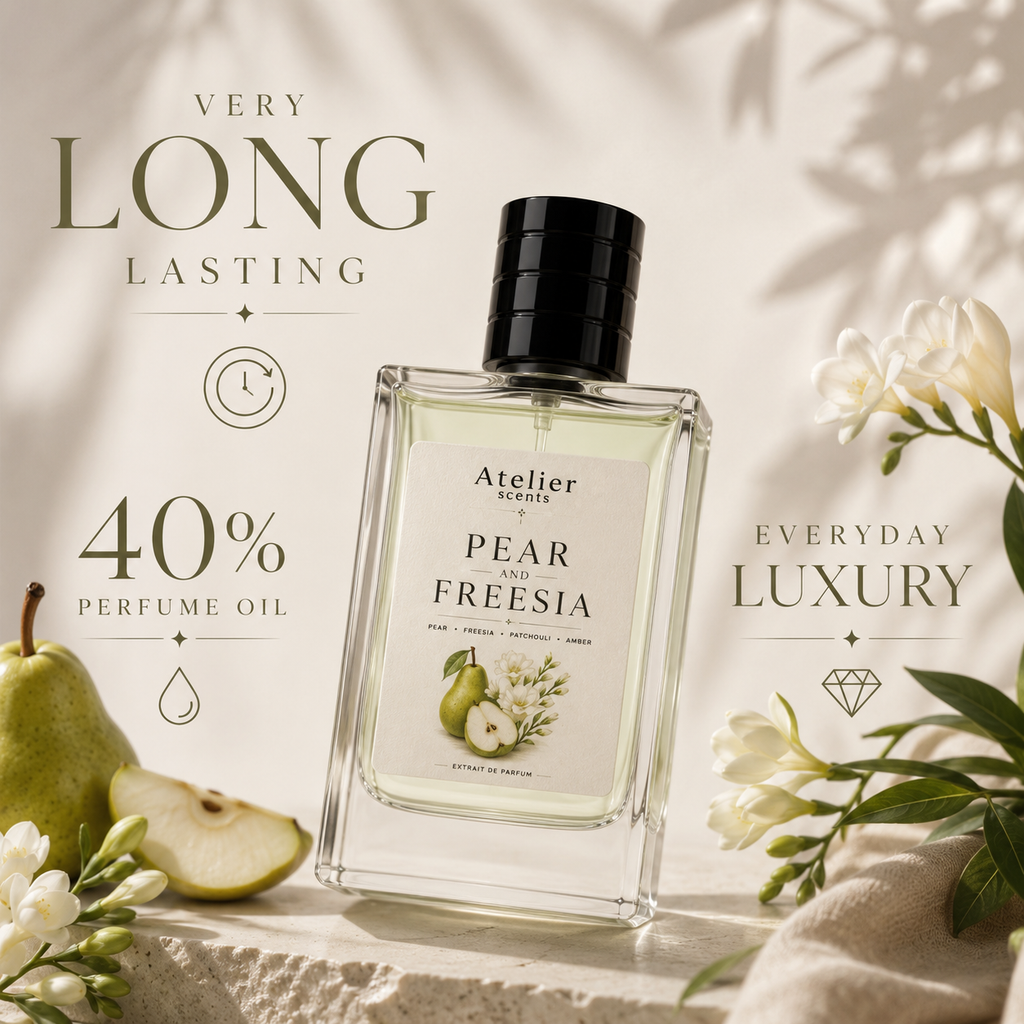 PEAR AND FREESIA